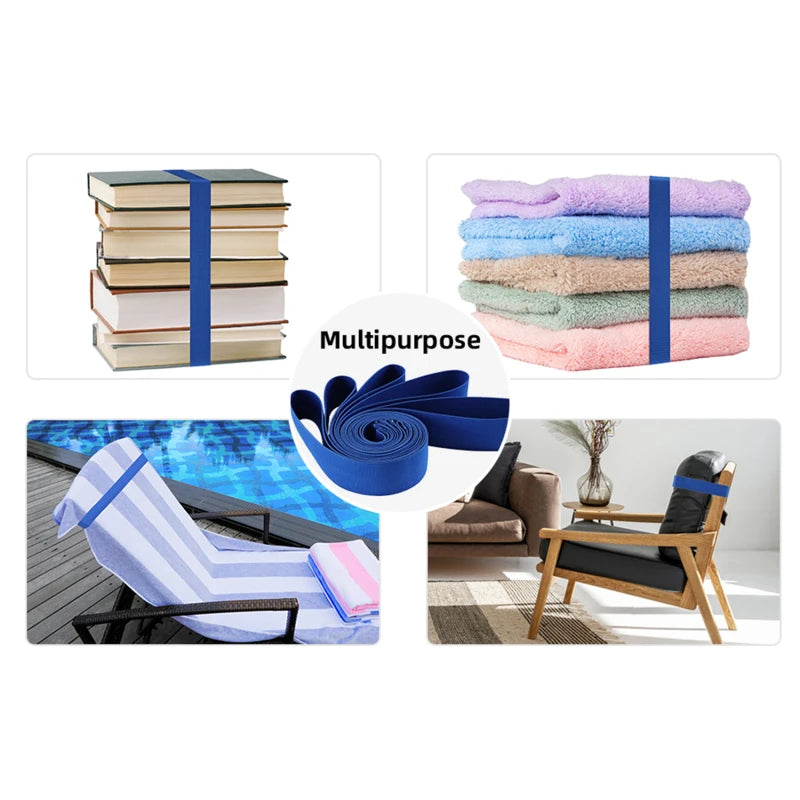 Beach Chair Towel Bands – Windproof Towel Holder for Pool & Lounge Chairs