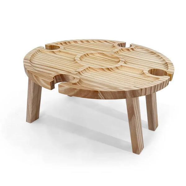 Timeless Round Wood Tray